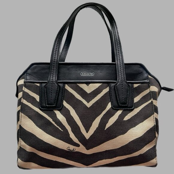 Coach Taylor ZEBRA TOTE CROSSBODY(COACH F28461) NWT - Picture 1 of 7